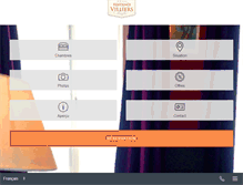 Tablet Screenshot of hotel-residence-villiers.com